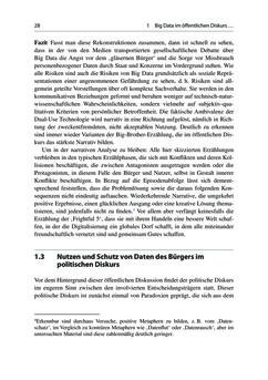 Bild der Seite - 28 - in Die Big-Data-Debatte - Chancen und Risiken der digital vernetzten Gesellschaft