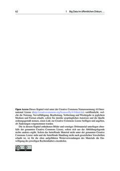 Image of the Page - 62 - in Die Big-Data-Debatte - Chancen und Risiken der digital vernetzten Gesellschaft