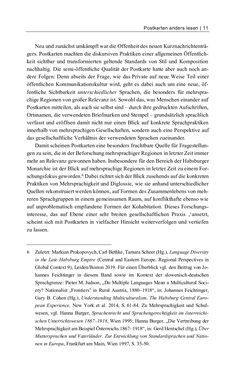 Image of the Page - 11 - in Bildspuren – Sprachspuren - Postkarten als Quellen zur Mehrsprachigkeit in der späten Habsburger Monarchie