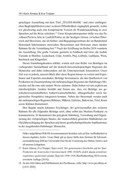 Image of the Page - 18 - in Bildspuren – Sprachspuren - Postkarten als Quellen zur Mehrsprachigkeit in der späten Habsburger Monarchie