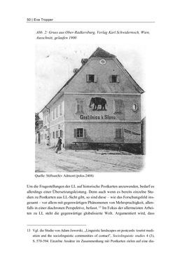 Image of the Page - 50 - in Bildspuren – Sprachspuren - Postkarten als Quellen zur Mehrsprachigkeit in der späten Habsburger Monarchie