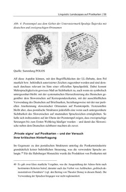 Image of the Page - 59 - in Bildspuren – Sprachspuren - Postkarten als Quellen zur Mehrsprachigkeit in der späten Habsburger Monarchie