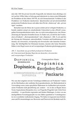 Image of the Page - 60 - in Bildspuren – Sprachspuren - Postkarten als Quellen zur Mehrsprachigkeit in der späten Habsburger Monarchie