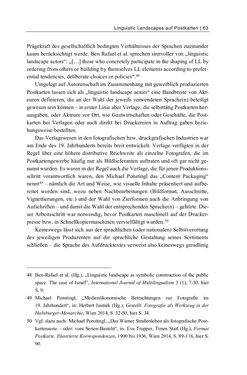 Image of the Page - 63 - in Bildspuren – Sprachspuren - Postkarten als Quellen zur Mehrsprachigkeit in der späten Habsburger Monarchie