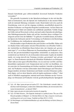 Image of the Page - 67 - in Bildspuren – Sprachspuren - Postkarten als Quellen zur Mehrsprachigkeit in der späten Habsburger Monarchie