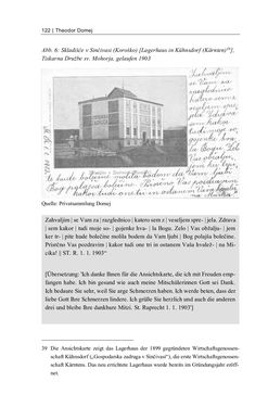 Image of the Page - 122 - in Bildspuren – Sprachspuren - Postkarten als Quellen zur Mehrsprachigkeit in der späten Habsburger Monarchie