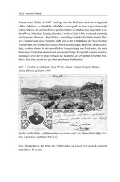 Image of the Page - 142 - in Bildspuren – Sprachspuren - Postkarten als Quellen zur Mehrsprachigkeit in der späten Habsburger Monarchie