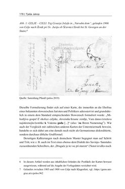 Image of the Page - 178 - in Bildspuren – Sprachspuren - Postkarten als Quellen zur Mehrsprachigkeit in der späten Habsburger Monarchie