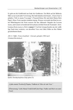 Bild der Seite - 187 - in Bildspuren – Sprachspuren - Postkarten als Quellen zur Mehrsprachigkeit in der späten Habsburger Monarchie