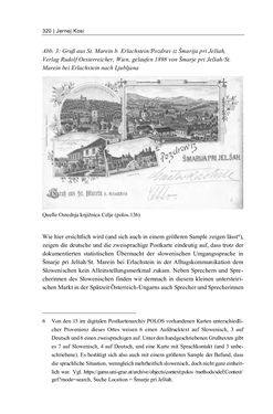 Image of the Page - 320 - in Bildspuren – Sprachspuren - Postkarten als Quellen zur Mehrsprachigkeit in der späten Habsburger Monarchie