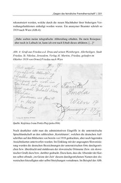 Image of the Page - 331 - in Bildspuren – Sprachspuren - Postkarten als Quellen zur Mehrsprachigkeit in der späten Habsburger Monarchie