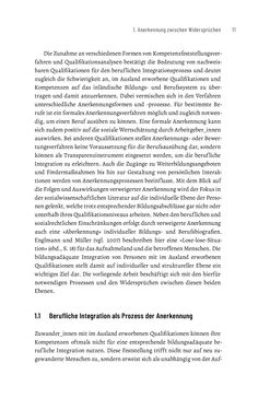 Image of the Page - 11 - in Bildungs- und Berufsberatung in der Migrationsgesellschaft - Pädagogische Perspektiven auf Beratung zur Anerkennung im Ausland erworbener Qualifikationen