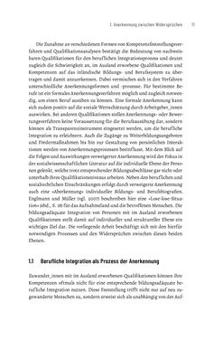 Bild der Seite - 11 - in Bildungs- und Berufsberatung in der Migrationsgesellschaft - Pädagogische Perspektiven auf Beratung zur Anerkennung im Ausland erworbener Qualifikationen