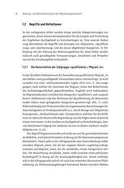 Image of the Page - 14 - in Bildungs- und Berufsberatung in der Migrationsgesellschaft - Pädagogische Perspektiven auf Beratung zur Anerkennung im Ausland erworbener Qualifikationen