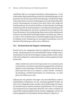 Image of the Page - 16 - in Bildungs- und Berufsberatung in der Migrationsgesellschaft - Pädagogische Perspektiven auf Beratung zur Anerkennung im Ausland erworbener Qualifikationen