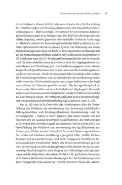 Bild der Seite - 21 - in Bildungs- und Berufsberatung in der Migrationsgesellschaft - Pädagogische Perspektiven auf Beratung zur Anerkennung im Ausland erworbener Qualifikationen