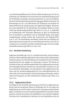 Bild der Seite - 25 - in Bildungs- und Berufsberatung in der Migrationsgesellschaft - Pädagogische Perspektiven auf Beratung zur Anerkennung im Ausland erworbener Qualifikationen