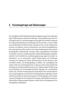 Image of the Page - 31 - in Bildungs- und Berufsberatung in der Migrationsgesellschaft - Pädagogische Perspektiven auf Beratung zur Anerkennung im Ausland erworbener Qualifikationen