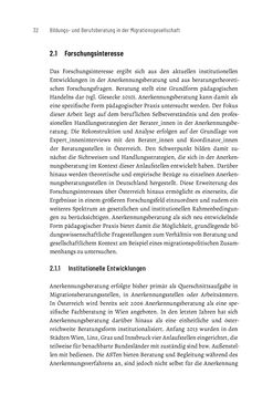 Bild der Seite - 32 - in Bildungs- und Berufsberatung in der Migrationsgesellschaft - Pädagogische Perspektiven auf Beratung zur Anerkennung im Ausland erworbener Qualifikationen