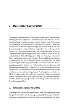 Image of the Page - 43 - in Bildungs- und Berufsberatung in der Migrationsgesellschaft - Pädagogische Perspektiven auf Beratung zur Anerkennung im Ausland erworbener Qualifikationen