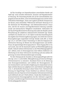 Image of the Page - 55 - in Bildungs- und Berufsberatung in der Migrationsgesellschaft - Pädagogische Perspektiven auf Beratung zur Anerkennung im Ausland erworbener Qualifikationen