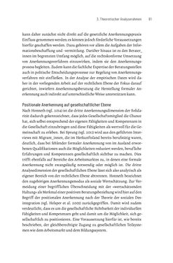 Image of the Page - 81 - in Bildungs- und Berufsberatung in der Migrationsgesellschaft - Pädagogische Perspektiven auf Beratung zur Anerkennung im Ausland erworbener Qualifikationen