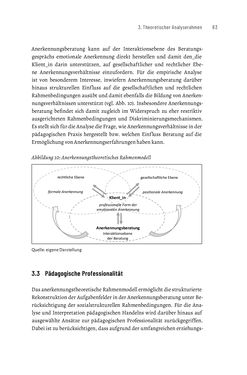 Image of the Page - 83 - in Bildungs- und Berufsberatung in der Migrationsgesellschaft - Pädagogische Perspektiven auf Beratung zur Anerkennung im Ausland erworbener Qualifikationen
