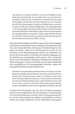 Image of the Page - 153 - in Bildungs- und Berufsberatung in der Migrationsgesellschaft - Pädagogische Perspektiven auf Beratung zur Anerkennung im Ausland erworbener Qualifikationen