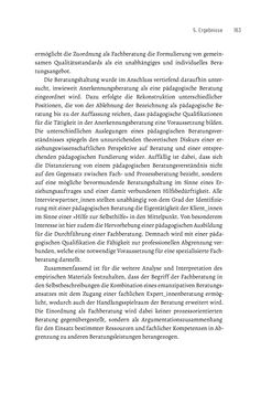 Bild der Seite - 163 - in Bildungs- und Berufsberatung in der Migrationsgesellschaft - Pädagogische Perspektiven auf Beratung zur Anerkennung im Ausland erworbener Qualifikationen