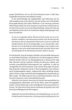 Bild der Seite - 165 - in Bildungs- und Berufsberatung in der Migrationsgesellschaft - Pädagogische Perspektiven auf Beratung zur Anerkennung im Ausland erworbener Qualifikationen