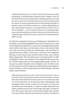 Bild der Seite - 189 - in Bildungs- und Berufsberatung in der Migrationsgesellschaft - Pädagogische Perspektiven auf Beratung zur Anerkennung im Ausland erworbener Qualifikationen