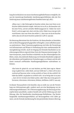 Bild der Seite - 201 - in Bildungs- und Berufsberatung in der Migrationsgesellschaft - Pädagogische Perspektiven auf Beratung zur Anerkennung im Ausland erworbener Qualifikationen