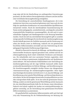 Image of the Page - 224 - in Bildungs- und Berufsberatung in der Migrationsgesellschaft - Pädagogische Perspektiven auf Beratung zur Anerkennung im Ausland erworbener Qualifikationen