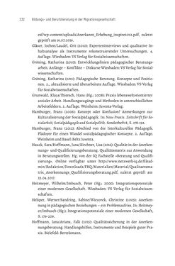 Image of the Page - 232 - in Bildungs- und Berufsberatung in der Migrationsgesellschaft - Pädagogische Perspektiven auf Beratung zur Anerkennung im Ausland erworbener Qualifikationen