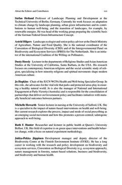 Bild der Seite - xxi - in Biodiversity and Health in the Face of Climate Change