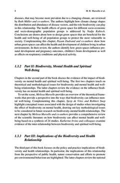 Bild der Seite - 8 - in Biodiversity and Health in the Face of Climate Change