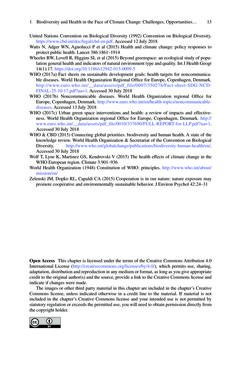 Bild der Seite - 13 - in Biodiversity and Health in the Face of Climate Change