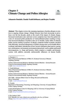 Bild der Seite - 47 - in Biodiversity and Health in the Face of Climate Change