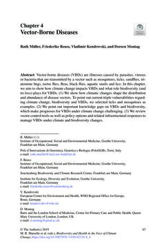 Bild der Seite - 67 - in Biodiversity and Health in the Face of Climate Change