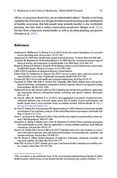 Bild der Seite - 171 - in Biodiversity and Health in the Face of Climate Change