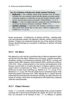 Image of the Page - 215 - in Biodiversity and Health in the Face of Climate Change