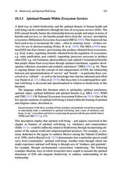 Bild der Seite - 225 - in Biodiversity and Health in the Face of Climate Change