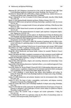 Bild der Seite - 243 - in Biodiversity and Health in the Face of Climate Change