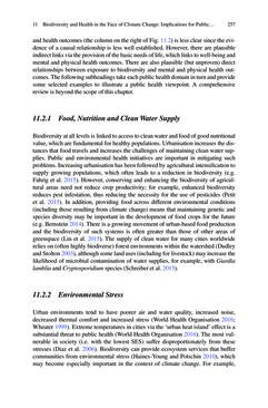Image of the Page - 257 - in Biodiversity and Health in the Face of Climate Change