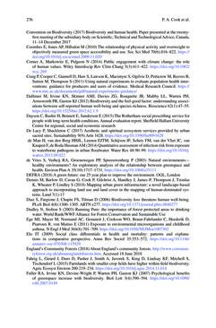 Image of the Page - 276 - in Biodiversity and Health in the Face of Climate Change