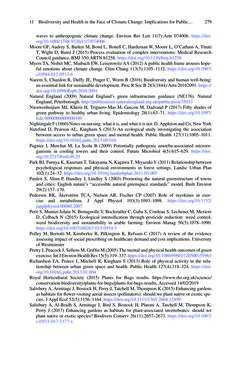 Image of the Page - 279 - in Biodiversity and Health in the Face of Climate Change