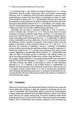Bild der Seite - 289 - in Biodiversity and Health in the Face of Climate Change