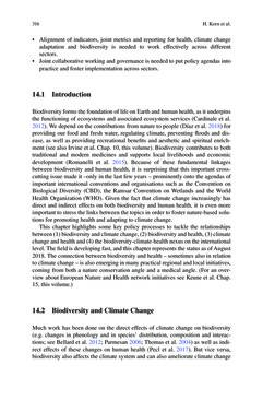 Bild der Seite - 316 - in Biodiversity and Health in the Face of Climate Change