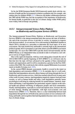 Image of the Page - 323 - in Biodiversity and Health in the Face of Climate Change