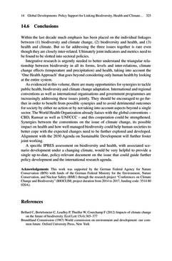 Image of the Page - 325 - in Biodiversity and Health in the Face of Climate Change